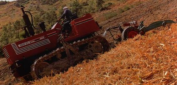 Fiatagri 160-55 al lavoro